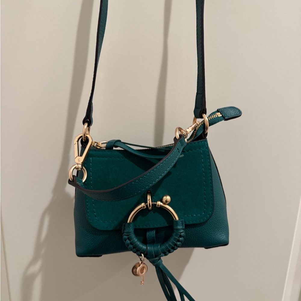 See By Chloe Emerald Green Mini Bag with Gold Accents - Picture 5 of 7